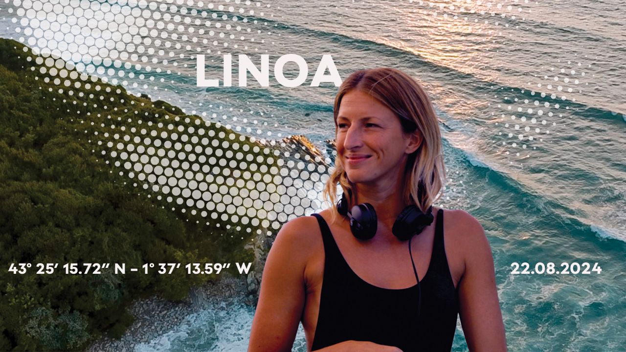Charger la vidéo : LINOA, DJ incontournable de la scène électronique du sud ouest de la France, nous offre un set house coloré, pour accompagner le coucher de soleil sur la plage basque de Senix.Crédits :Artiste : LinoaProduction : ALBA SocietyVidéo : Djayan ChiboubLieu : Balda food bus